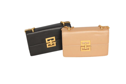 Golden Link Clutch and Handbag